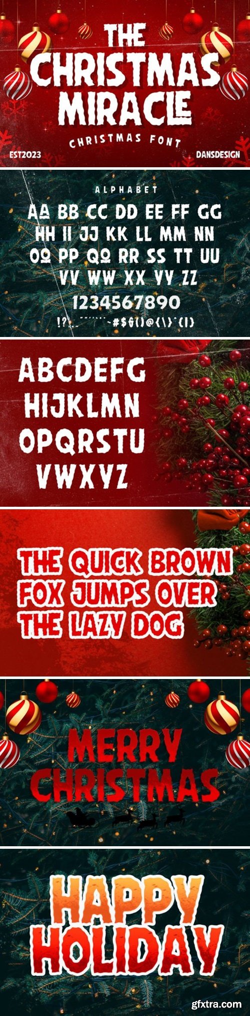 The Christmas Miracle Font