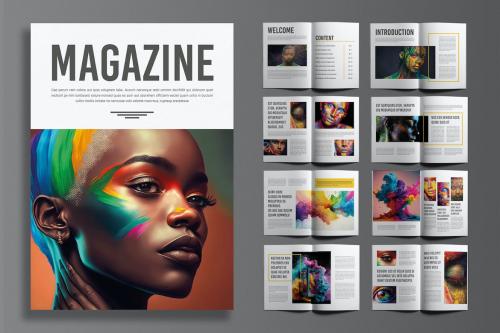 Portfolio Magazine Layout