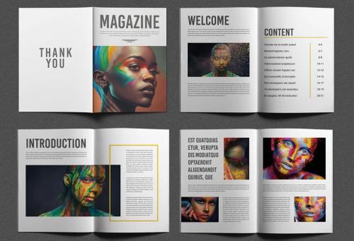 Portfolio Magazine Layout