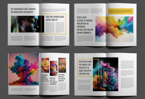 Portfolio Magazine Layout