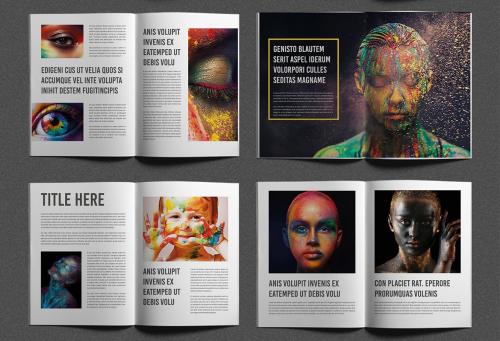 Portfolio Magazine Layout