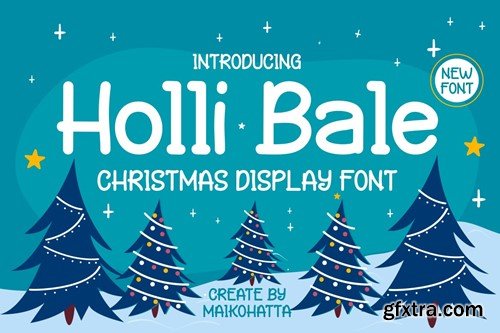 Holly Bale - Christmas Display Font R7QRQVX