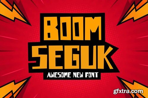 Boom Seguk -Cartoon Font 9RD6EPP