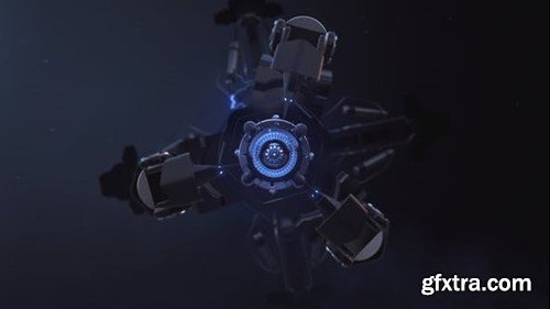 Videohive Futuristic Mechanism Logo Reveal 21742551