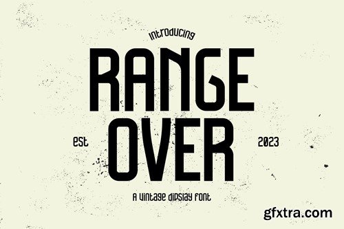 Range Over - Vintage Modern Font 6KHEYB2