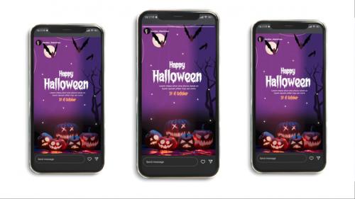 Videohive - Halloween Instagram Story MOGRT - 48456132 - 48456132