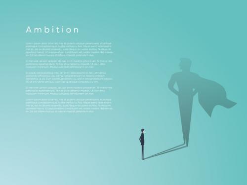 Businessman Superhero Infographic - 189676700