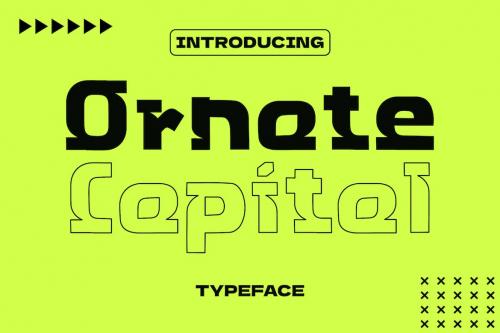 Ornate Capital Typeface