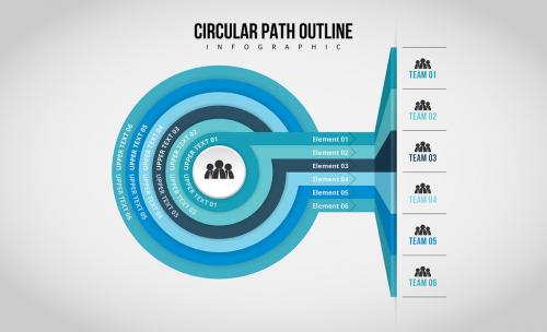 Concentric Circles Infographic 1 - 189678819