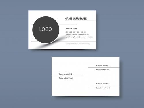 Simple Business Card Layouts 2 - 190698005