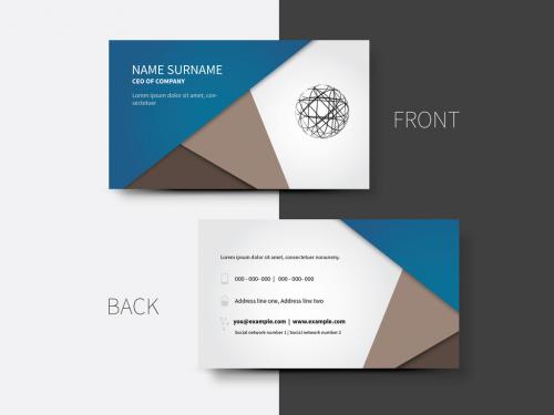 Simple Business Card Layouts 11 - 190698025