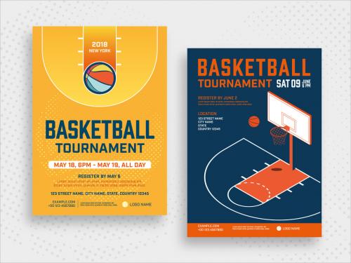 Basketball Tournament Poster Layouts - 191079411