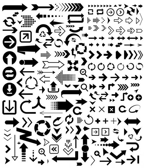 Arrows and Icons Set - 191551152