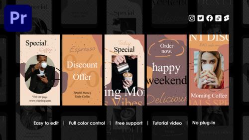 Videohive - Coffee Instagram Reels - 48461370 - 48461370