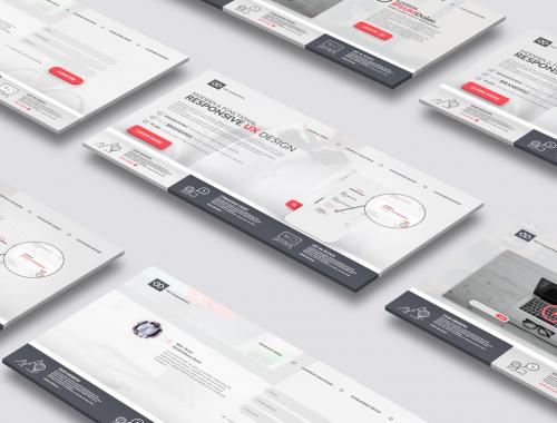 Modern Minimalist Branding and Design Website Layout - 195369318