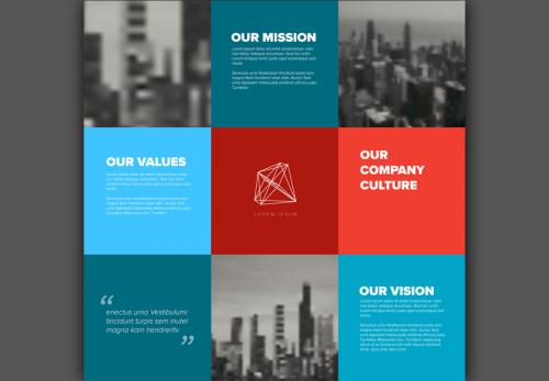 Corporate Vision Infographic Layout - 195376841