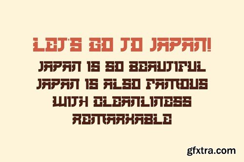 Japane Monay - A Japanese Style Font SBL32RS