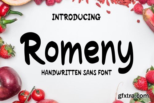 Romeny Sans Handwritten Font YRHSAXX