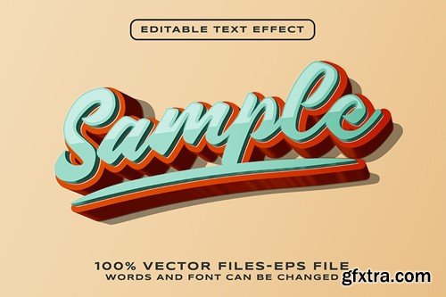 Vintage Editable Text Effect KZR39ME