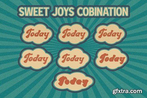 Sweet Joys - Display Font DWJVBQ7