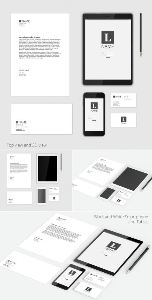 2 Corporate Identity Mockups  - 197089865