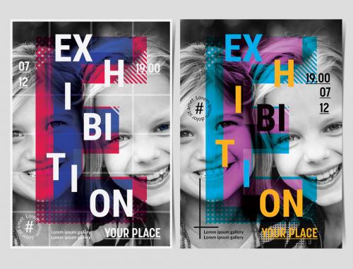 Modern Exhibition Flyer Layout - 197225882