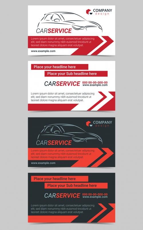 Automotive Services Business Card Layouts 7 - 197254191