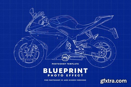 Blueprint Photo Effect 9J3VJ5F