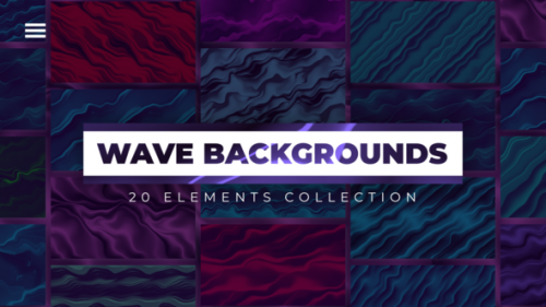 Videohive - Wave Backgrounds | Premiere Pro - 48471227 - 48471227