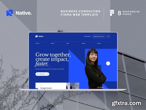 Native - Business Consulting Figma Web Template Ui8.net