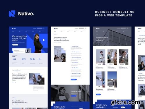 Native - Business Consulting Figma Web Template Ui8.net