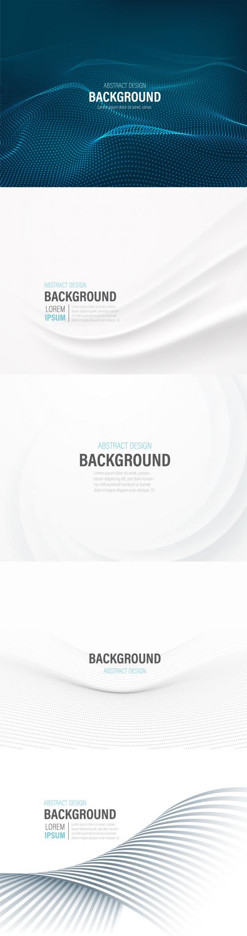 5 Presentation Layouts with Abstract Backgrounds - 198239006