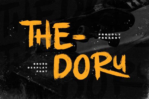 Thedoru - Sport Brush Display Font