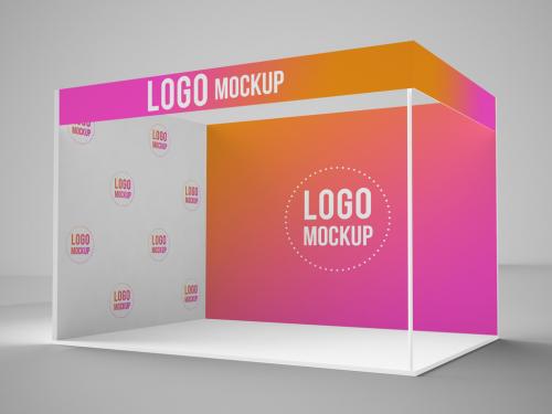 Exhibition Booth Mockup - 198642910