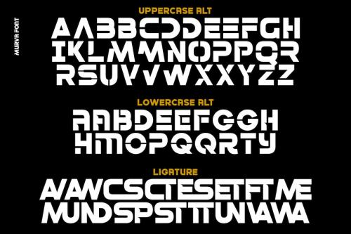 Murva - Expanded Font