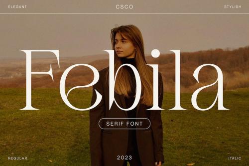 Febila – Elegant Serif Font