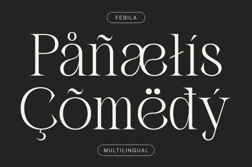Febila – Elegant Serif Font