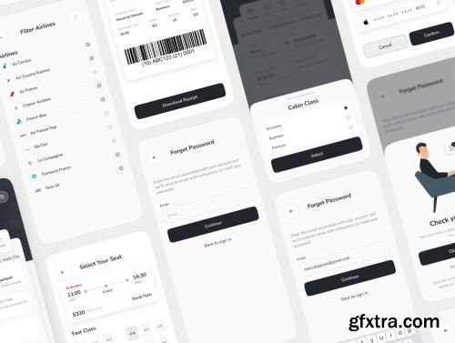 GoBook –Flight Booking UI Kit Ui8.net