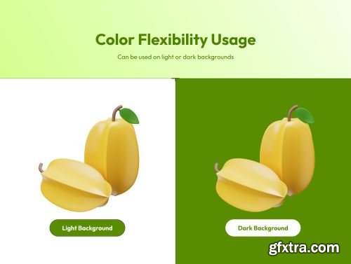 Fruits 3D Icon Ui8.net