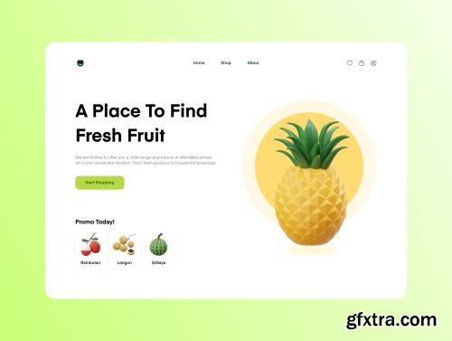 Fruits 3D Icon Ui8.net