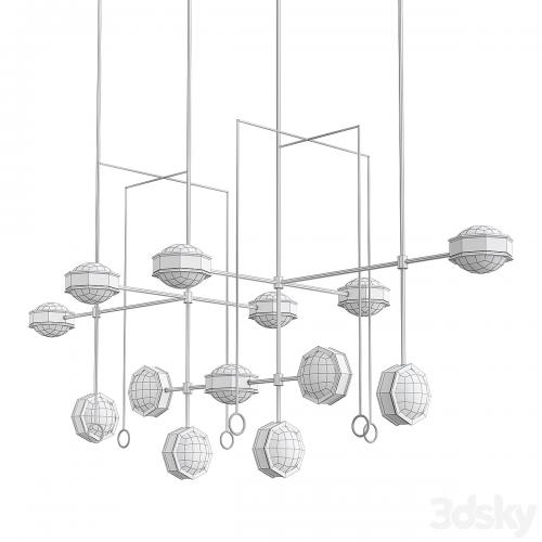 HOLLY HUNT LYRA CHANDELIER