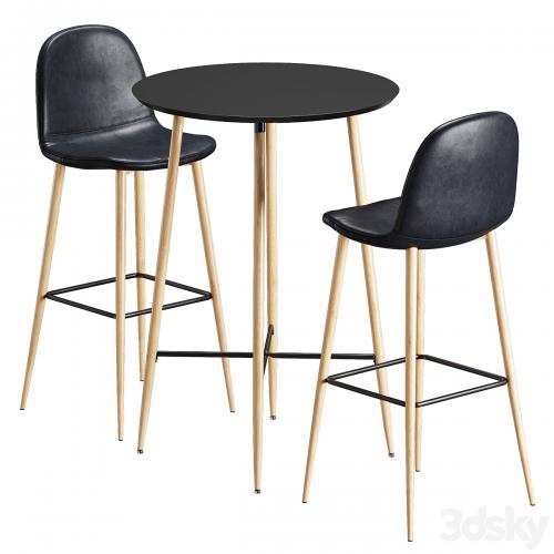 Bar table and chair Jysk Jonstrup