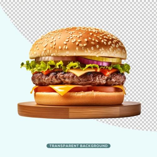 Premium PSD | Hamburger Premium PSD