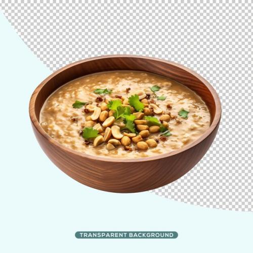 Premium PSD | Haleem on plate Premium PSD