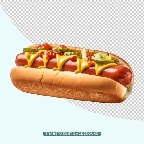 Premium PSD | Hotdog american food Premium PSD