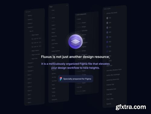 Fluxus Mobile Design System Ui8.net