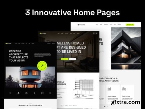 Arcatec - Architecture and Interior Html Template Ui8.net