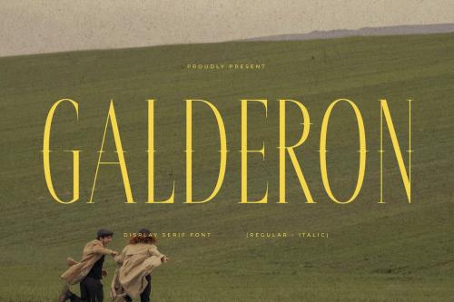 Galderon Display Serif Font