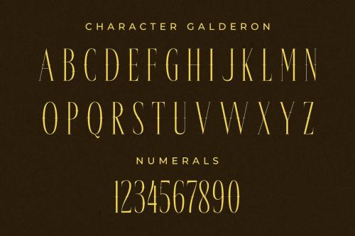 Galderon Display Serif Font