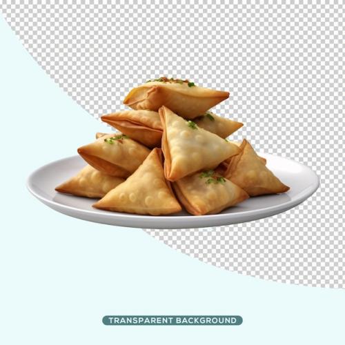 Premium PSD | Samosa indian food Premium PSD